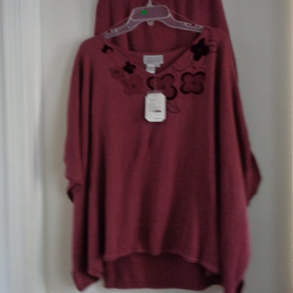 Mauve Maxi SKIRT SET with Beaded Cape Look Shark Bite Top S - Picture 1 of 8